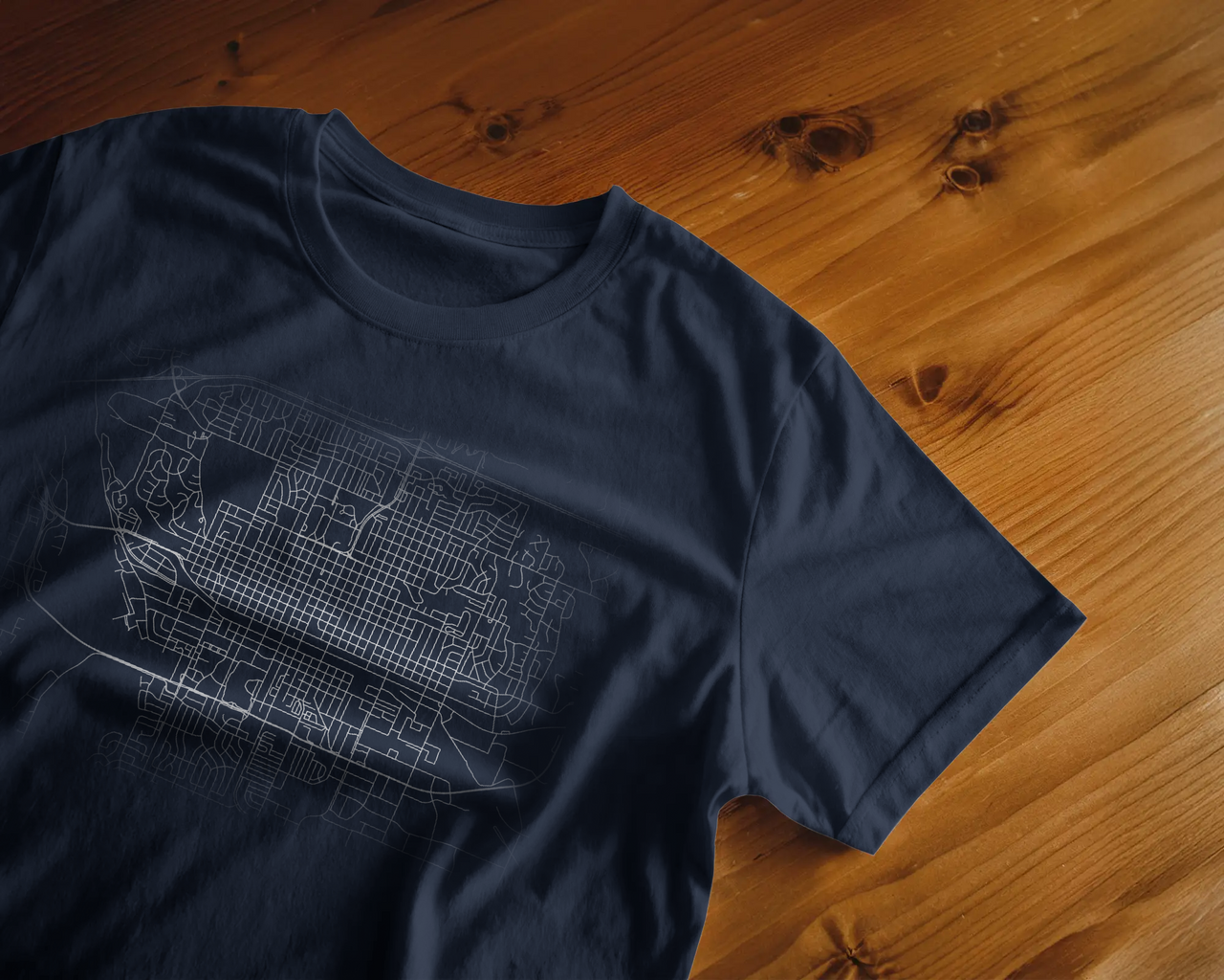 line-type-apparel-map-store-map-shirts-bismarck-north-dakota-street-map-t-shirt